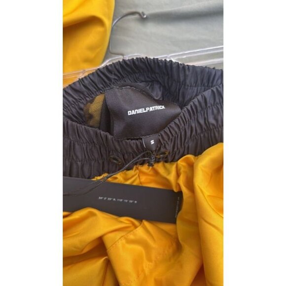 Daniel Patrick Mens Track Pants Yellow Black Size Small New Designer - Picture 6 of 6